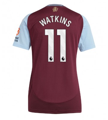 Aston Villa Ollie Watkins #11 Primera Equipación Mujer 2024-25 Manga Corta